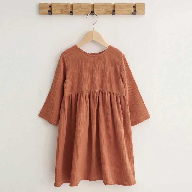 100% Cotton Retro Girl Dress – Autumn edition!