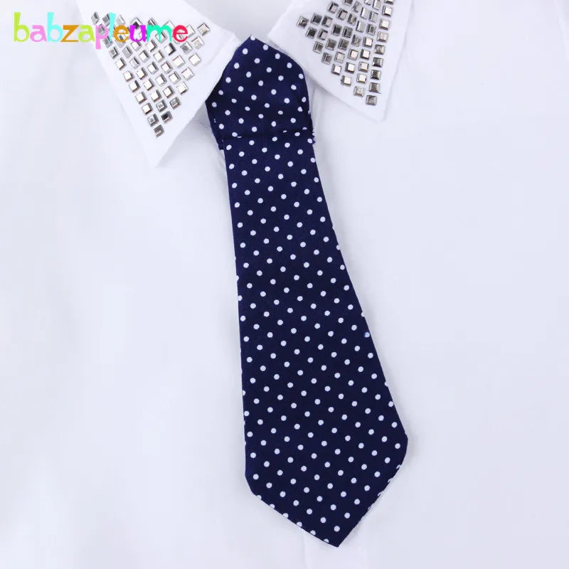 Toddler Boys' Formal 3-Piece Outfit – Vest, Shirt, Pants & Tie Set