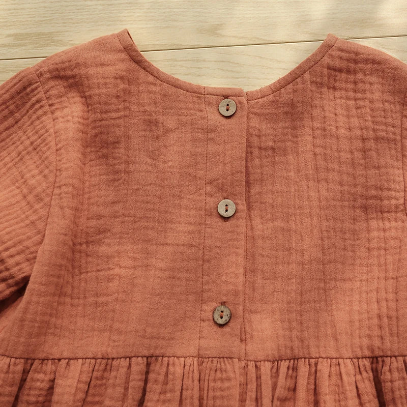 100% Cotton Retro Girl Dress – Autumn edition!