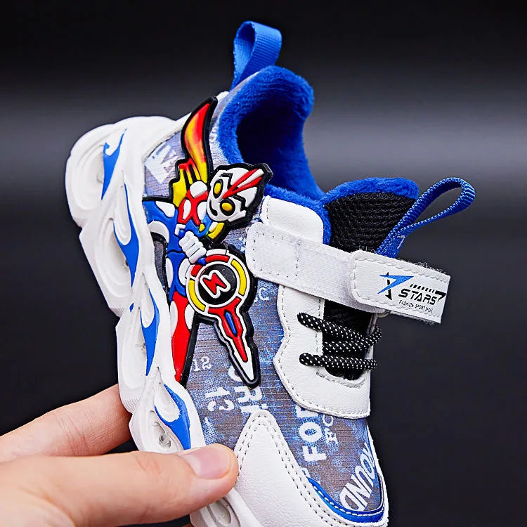 GlowStride Boys' LED Sneakers