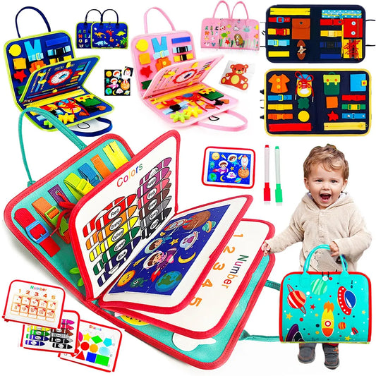 Kids preschool Busy Board Montessori Toys