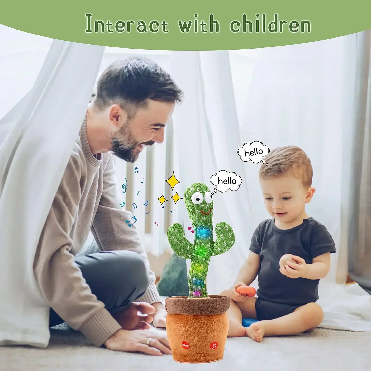 A talking cactus toy for Kids