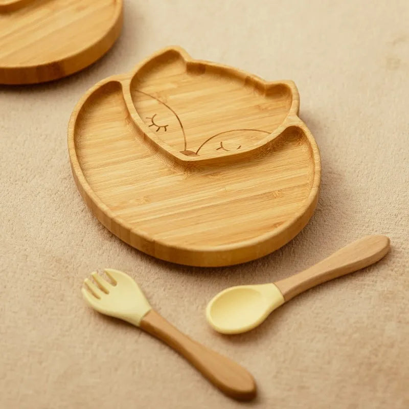 Bamboo Buddies: Safe Feeding 4 piece Dinner Set