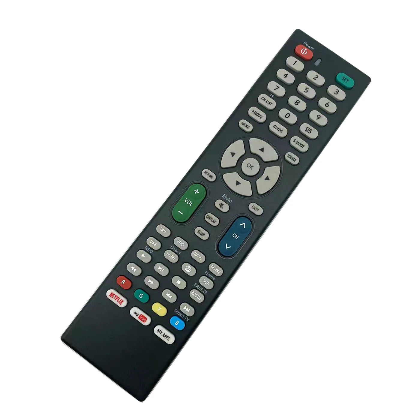 UNIVERSAL LCD LED TV REMOTE CONTROL For SINGER AOC HISENSE SUNN SHOWNIC ALOMDA ARTEL AFTRON AKAI AKIRA AKI BUSH BAUHN CHRANI