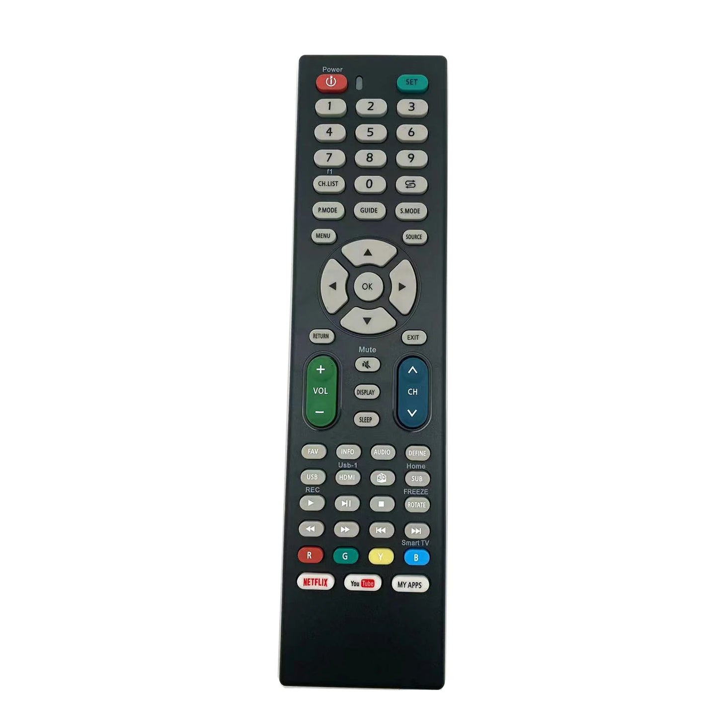UNIVERSAL LCD LED TV REMOTE CONTROL For SINGER AOC HISENSE SUNN SHOWNIC ALOMDA ARTEL AFTRON AKAI AKIRA AKI BUSH BAUHN CHRANI
