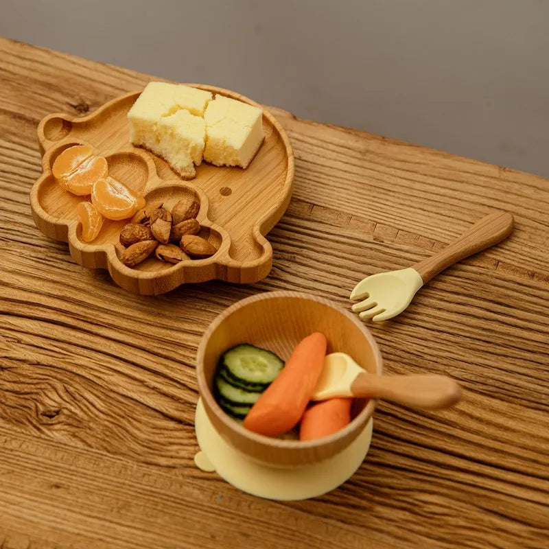 Bamboo Buddies: Safe Feeding 4 piece Dinner Set