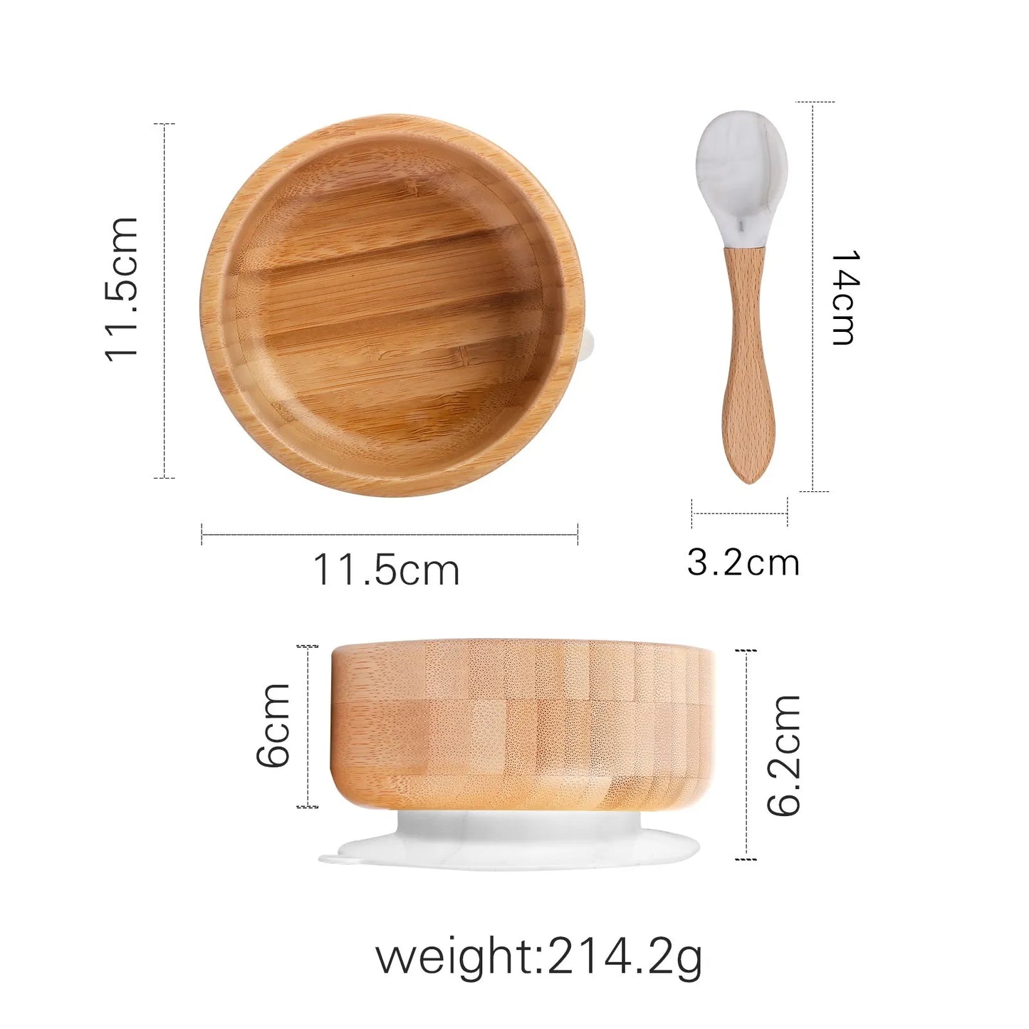 Bamboo Buddies: Safe Feeding 4 piece Dinner Set