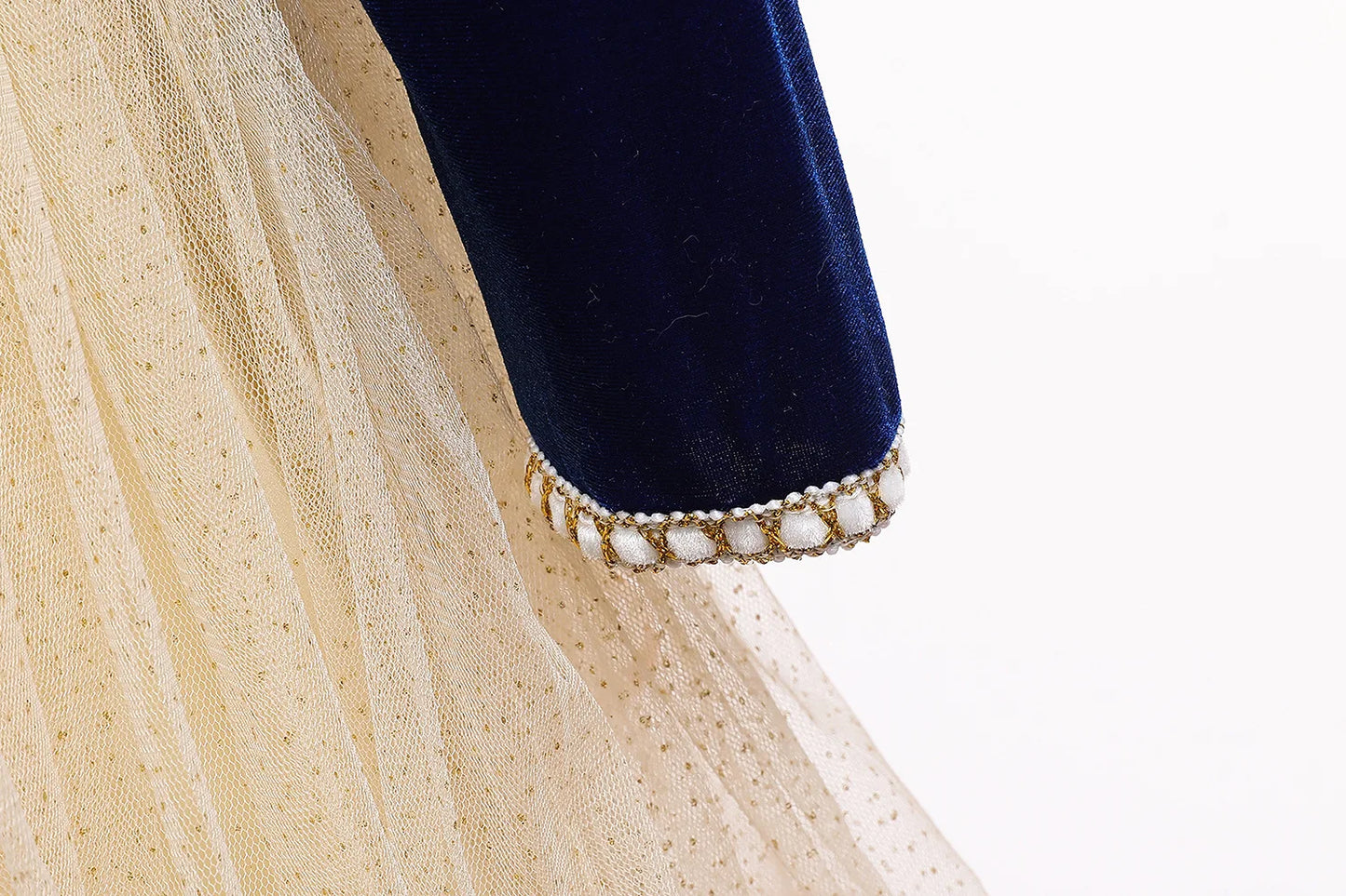 Royal Snow Velvet Princess Gown