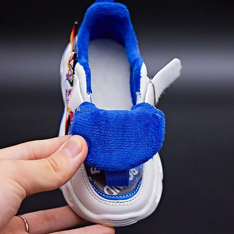 GlowStride Boys' LED Sneakers