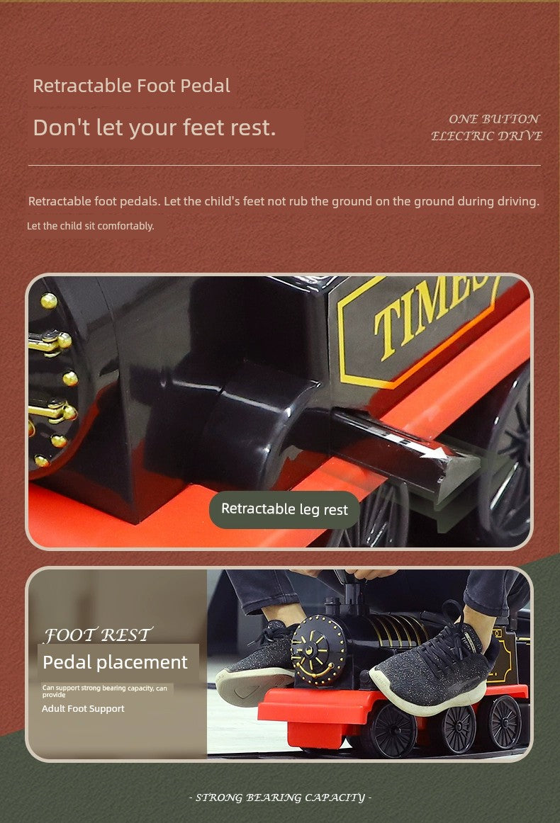 Large 2 Kids Electric 3 Manned Train Can Sit 4 Rail Car 5 Remote-Control Automobile 6-Year-Old Boy Toy Car