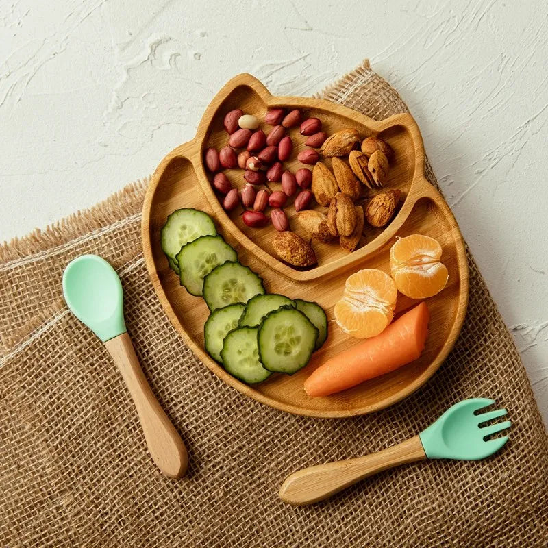 Bamboo Buddies: Safe Feeding 4 piece Dinner Set
