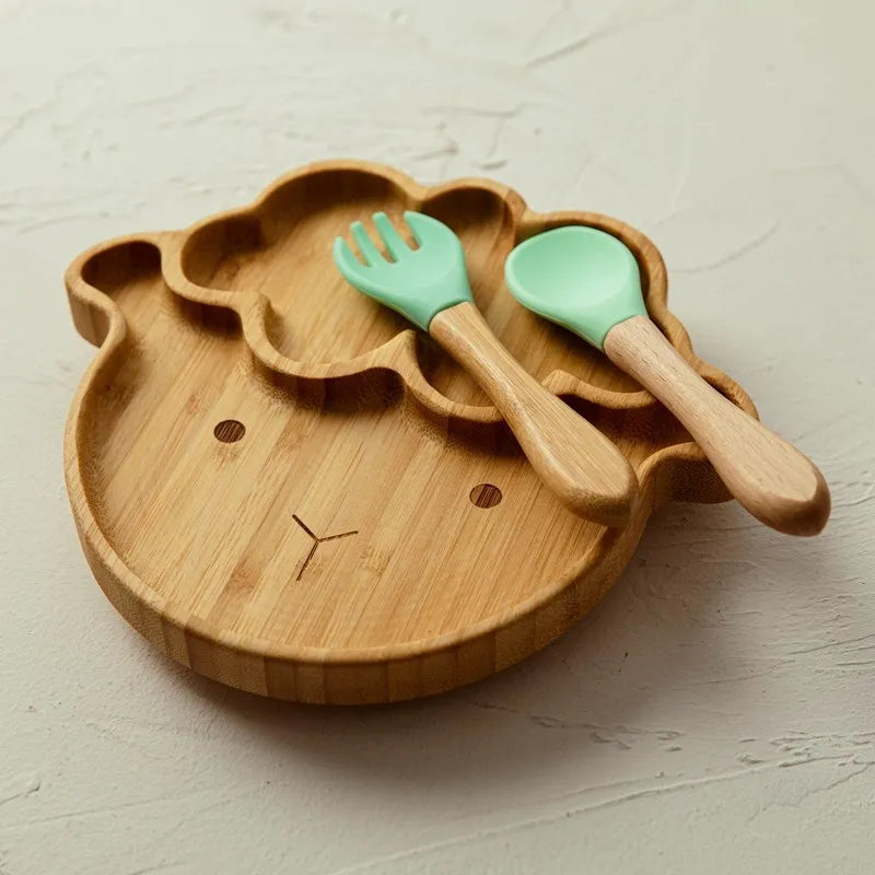 Bamboo Buddies: Safe Feeding 4 piece Dinner Set