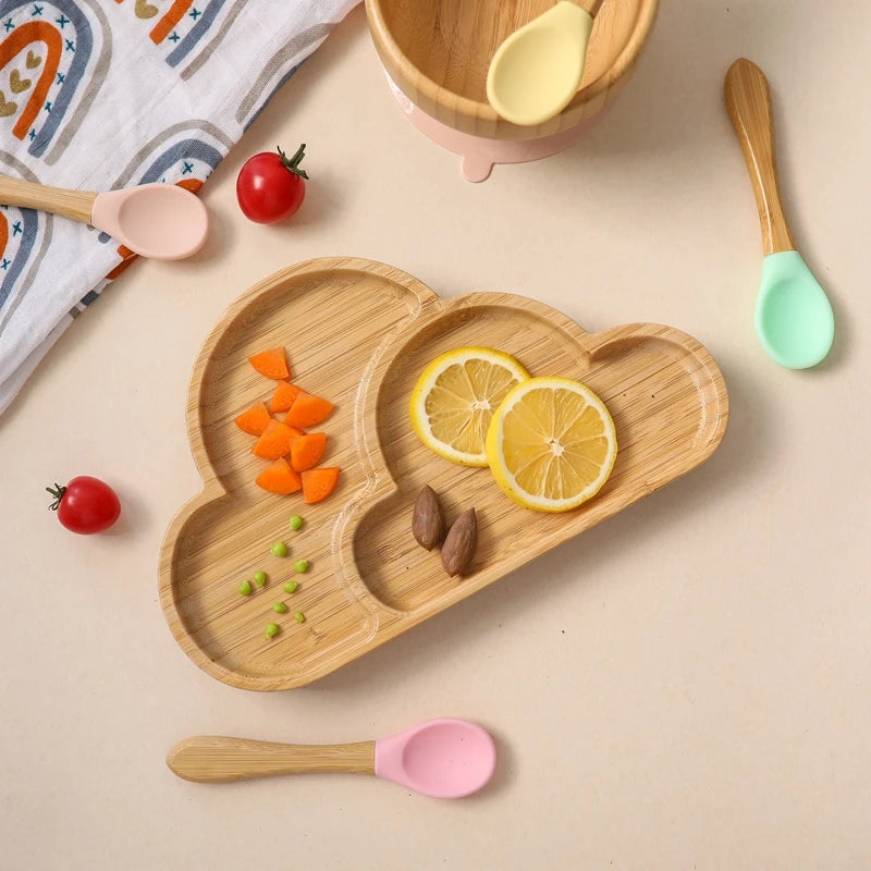Bamboo Buddies: Safe Feeding 4 piece Dinner Set