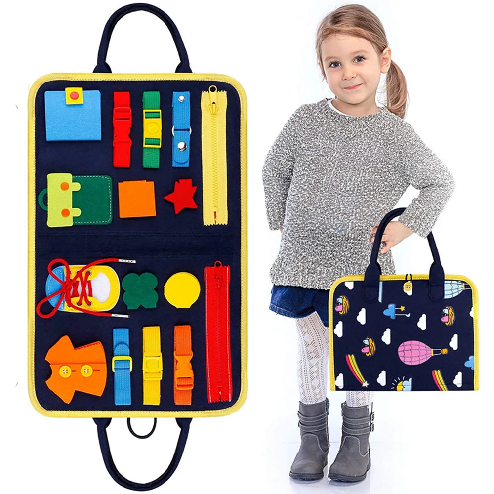 Kids preschool Busy Board Montessori Toys