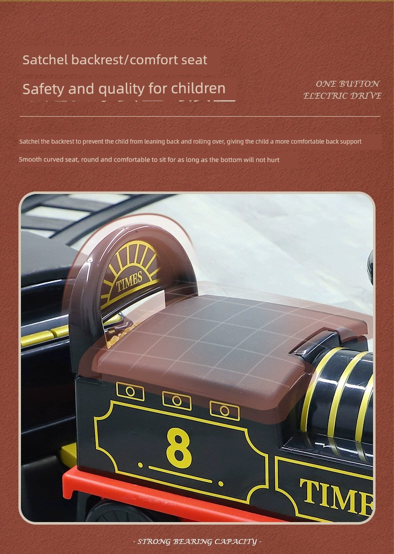 Large 2 Kids Electric 3 Manned Train Can Sit 4 Rail Car 5 Remote-Control Automobile 6-Year-Old Boy Toy Car
