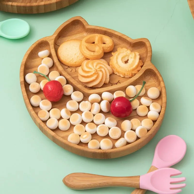 Bamboo Buddies: Safe Feeding 4 piece Dinner Set