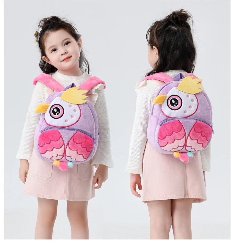 Cartoon cute backpack boy girl school backpack outing leisure bag