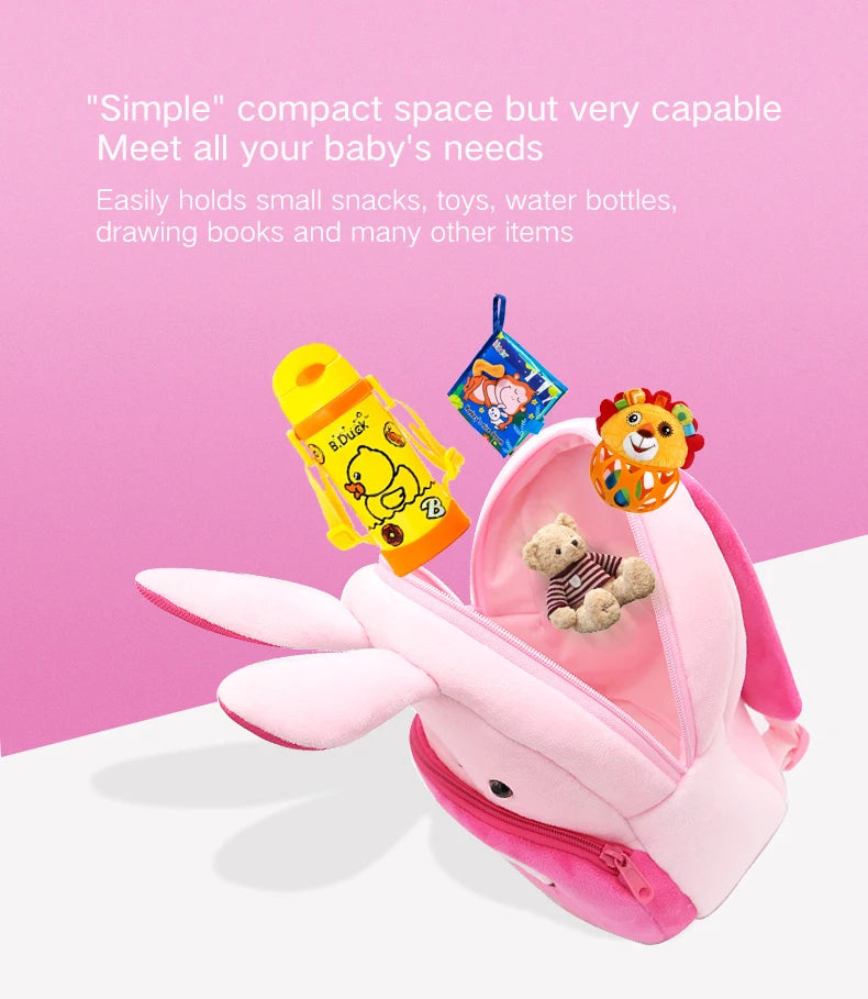 Cartoon cute backpack boy girl school backpack outing leisure bag