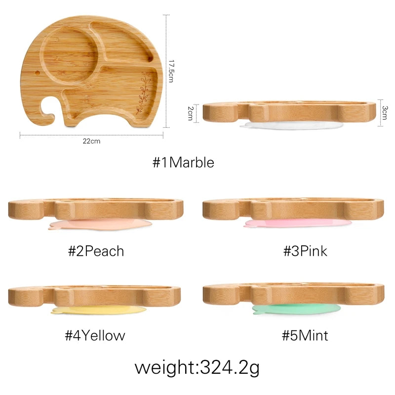Bamboo Buddies: Safe Feeding 4 piece Dinner Set
