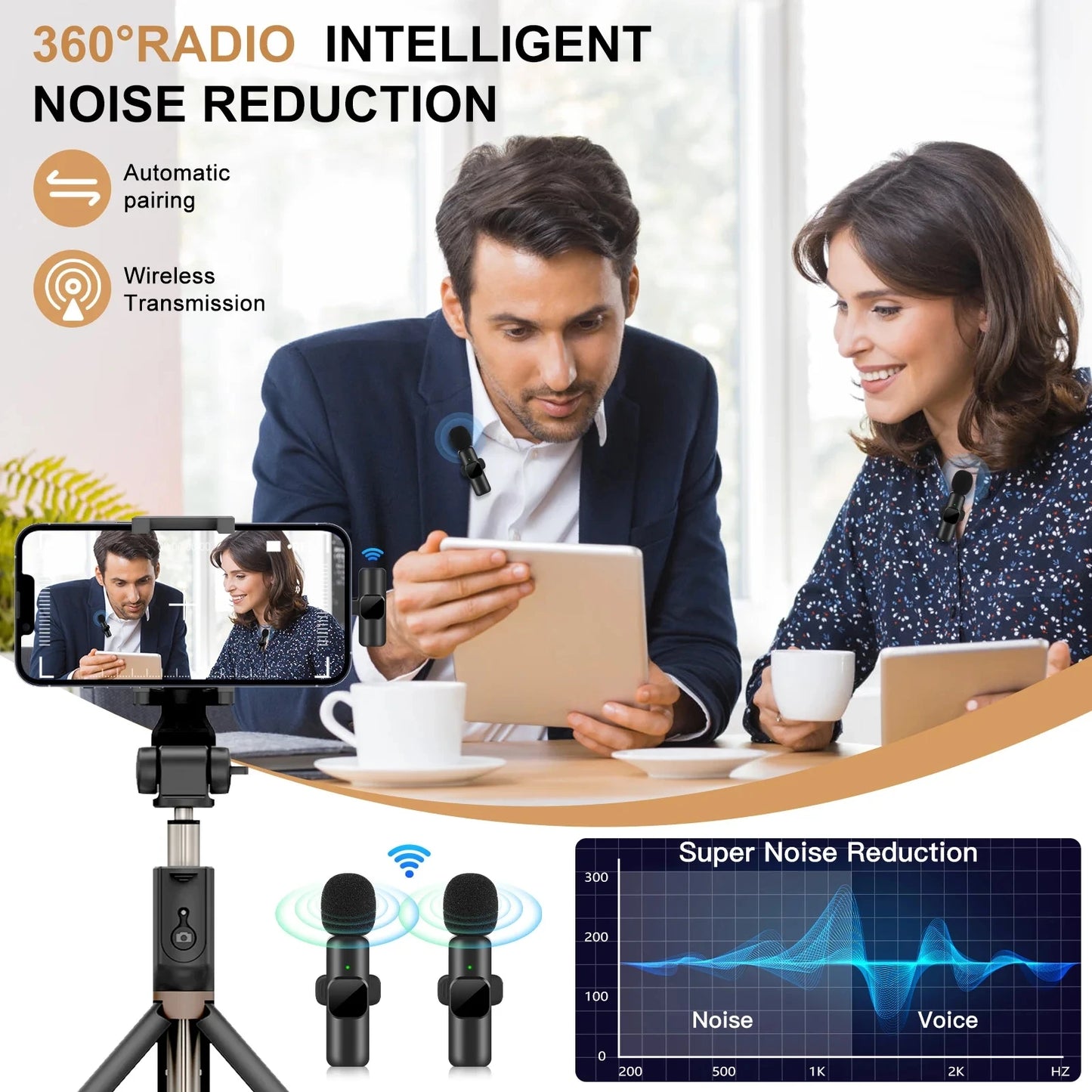 New Wireless Lavalier Microphone for iPhone