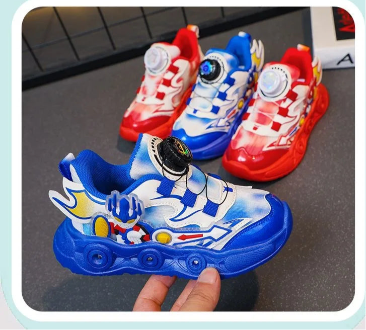 GlowStride Boys' LED Sneakers