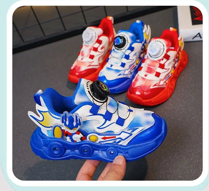 GlowStride Boys' LED Sneakers