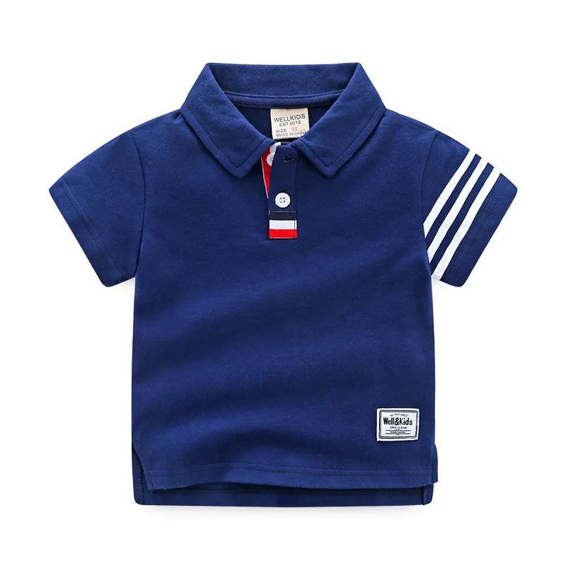 Summer Boys Active T-shirts Cotton