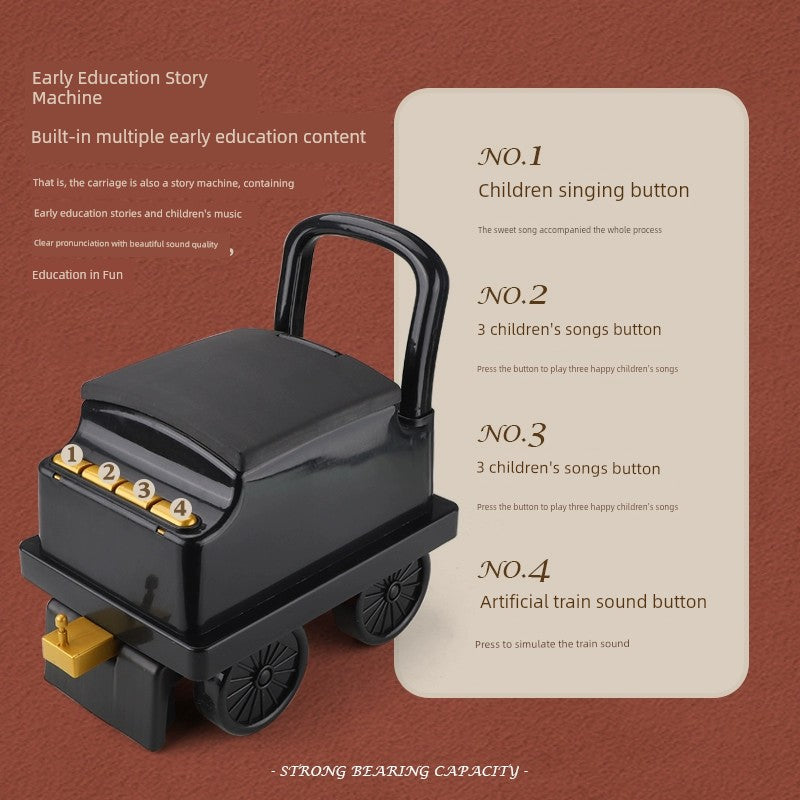 Large 2 Kids Electric 3 Manned Train Can Sit 4 Rail Car 5 Remote-Control Automobile 6-Year-Old Boy Toy Car