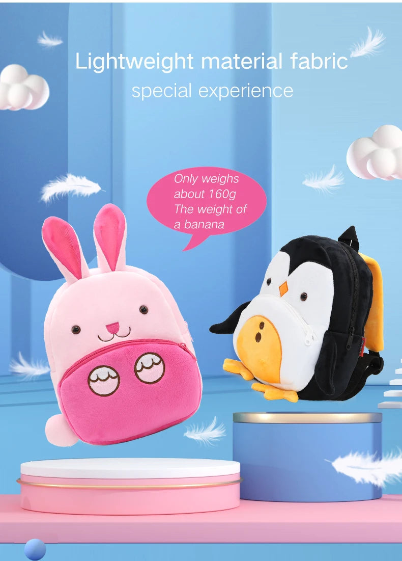 Cartoon cute  backpack boy girl school backpack outing leisure bag