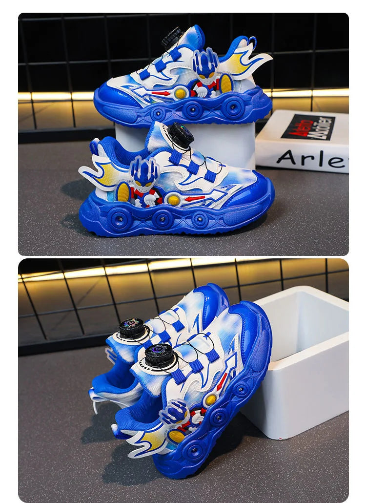 GlowStride Boys' LED Sneakers