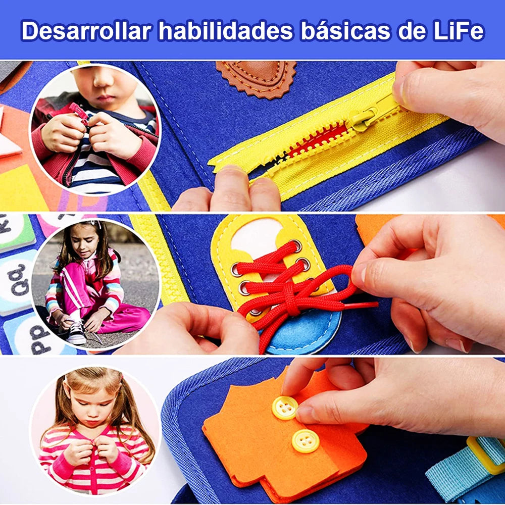 Kids preschool Busy Board Montessori Toys