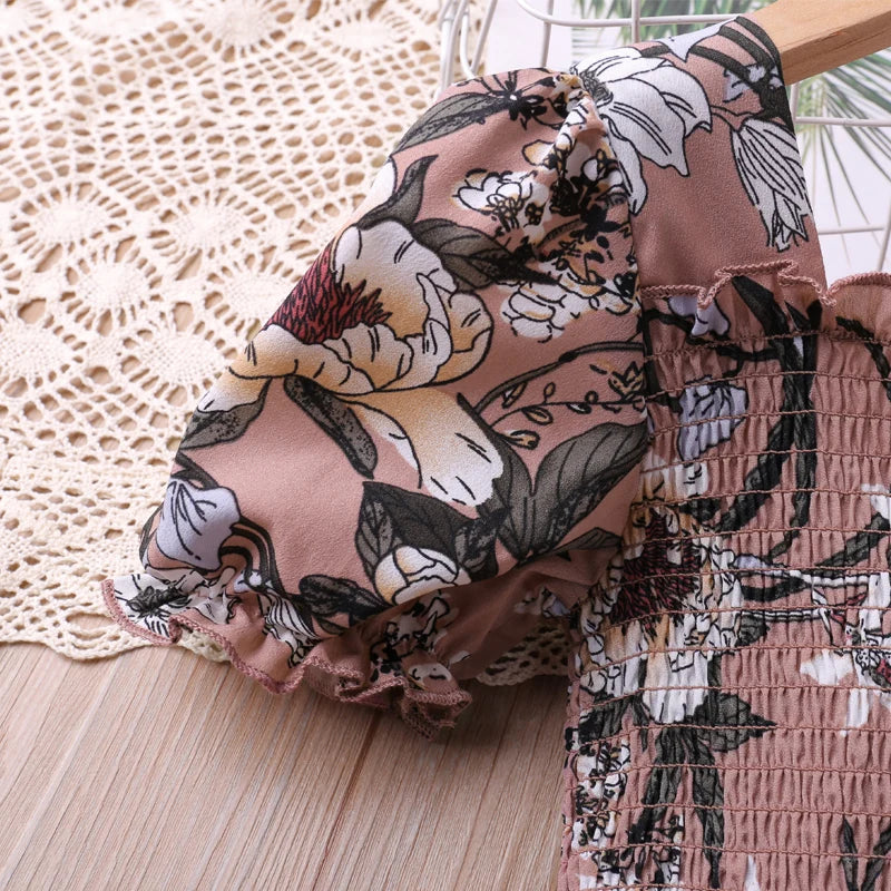 Twirl 'n' Bloom Dress For 2-6 Years