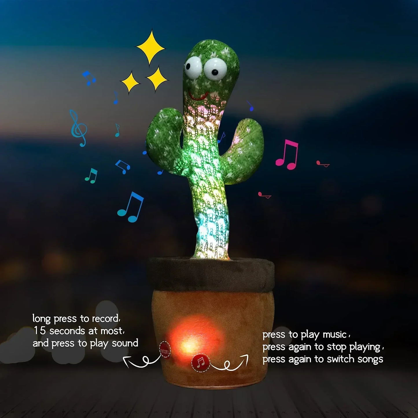 A talking cactus toy for Kids
