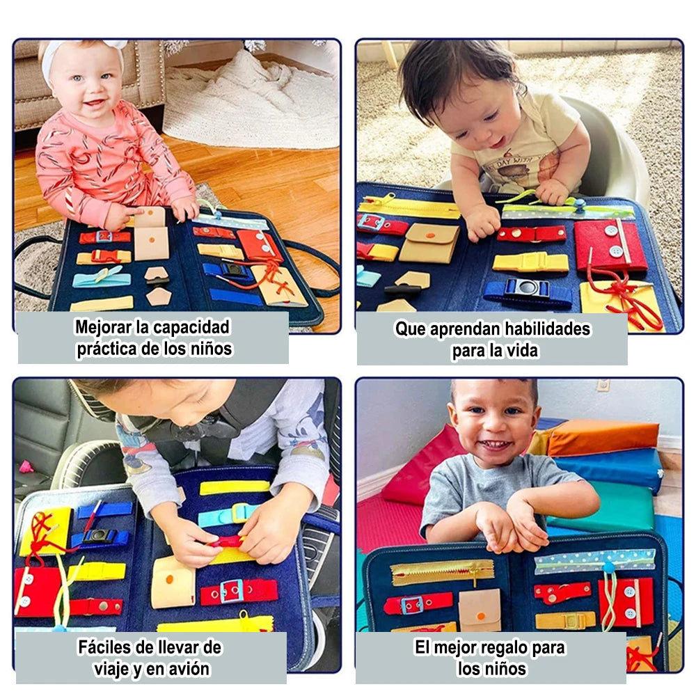 Kids preschool Busy Board Montessori Toys