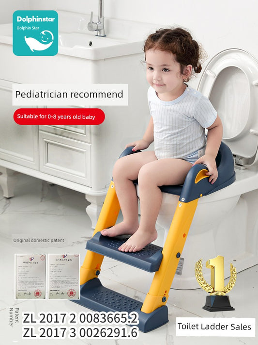 Potty Training Seat with Step Stool Ladder,Befol Potty Training Toilet for Kids Boys Girls,Toddlers-Comfortable Safe Potty Seat with Anti-Slip Pads Ladder
