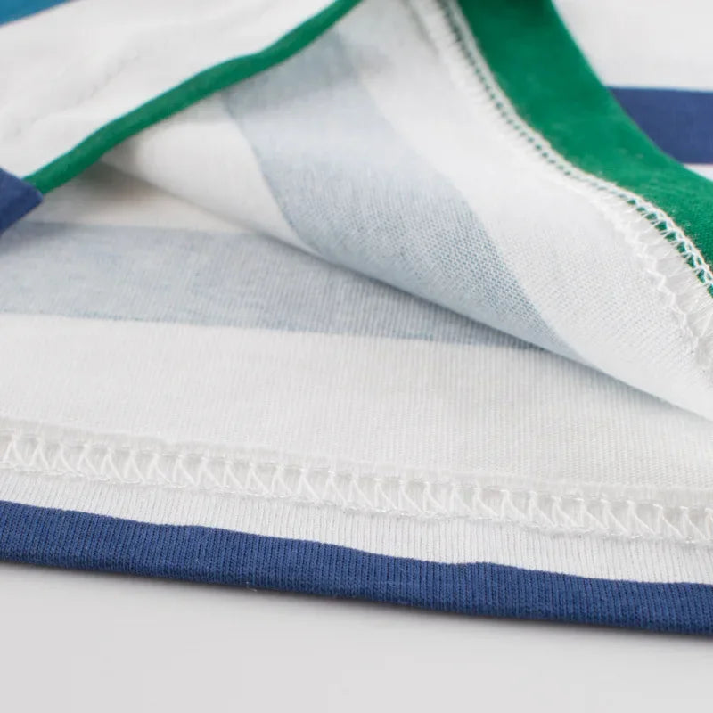 Boys Striped Short Sleeve  T-Shirt