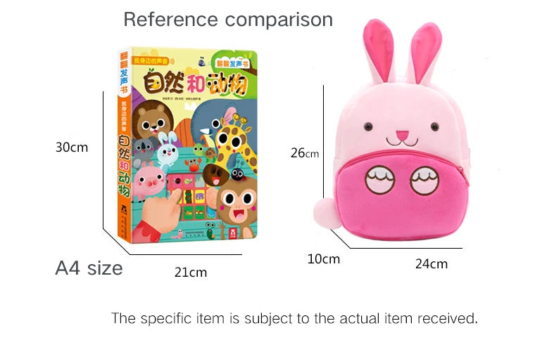 Cartoon cute  backpack boy girl school backpack outing leisure bag