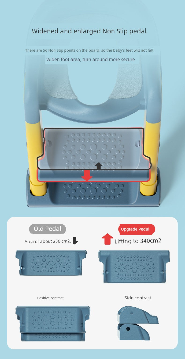 Potty Training Seat with Step Stool Ladder,Befol Potty Training Toilet for Kids Boys Girls,Toddlers-Comfortable Safe Potty Seat with Anti-Slip Pads Ladder