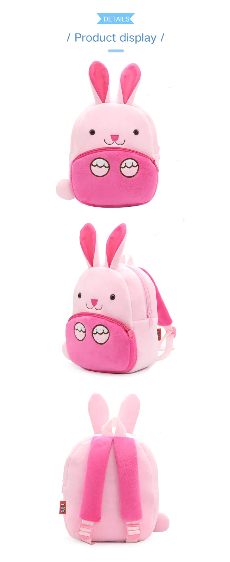 Cartoon cute  backpack boy girl school backpack outing leisure bag