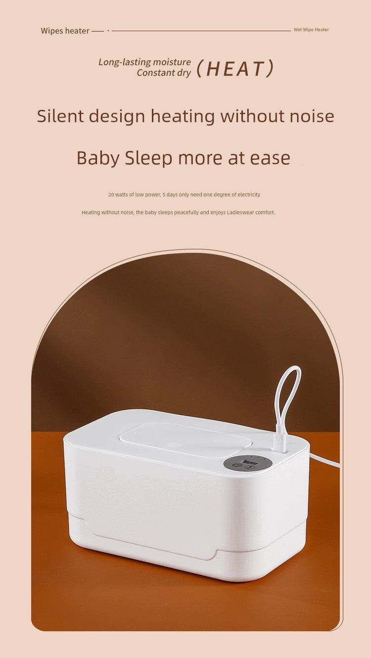 SnuggleWarm USB Baby Wipe Heater with Moisturizing & Constant Temperature