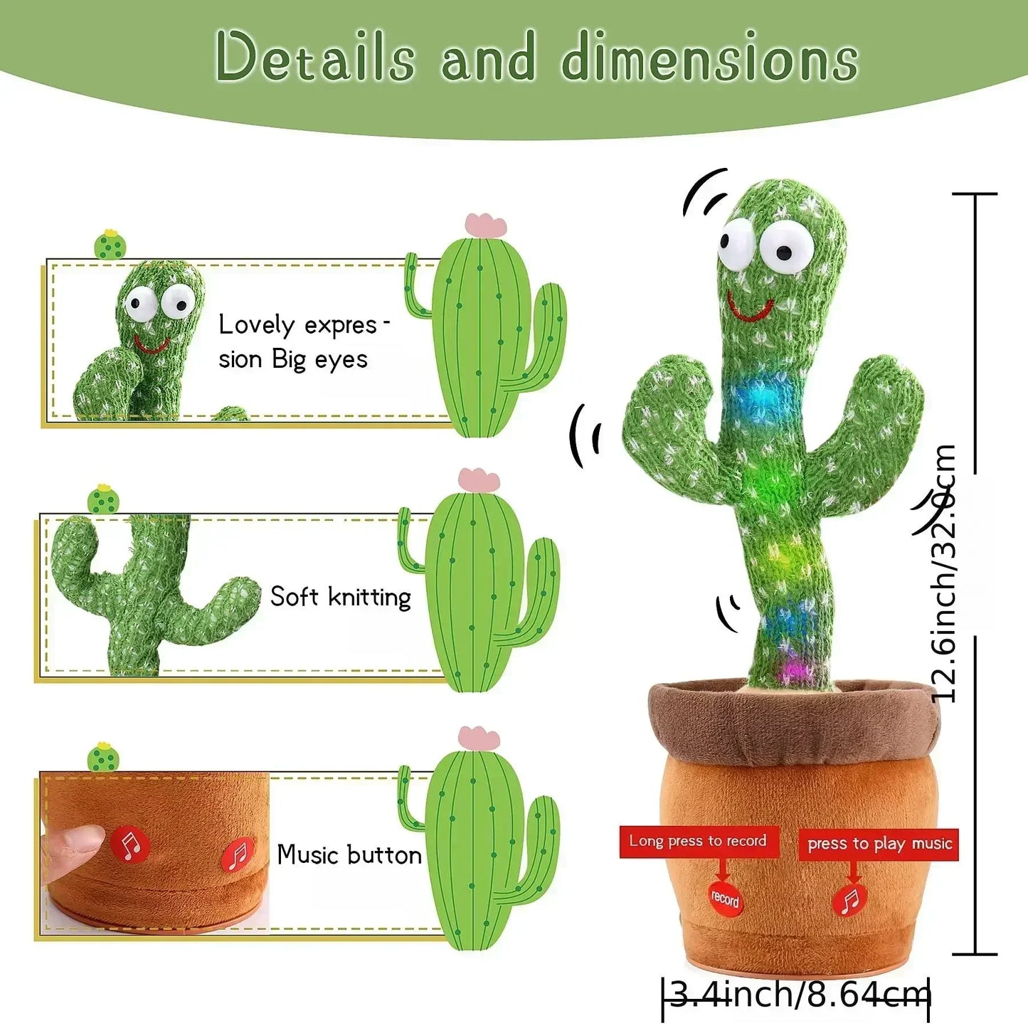 A talking cactus toy for Kids