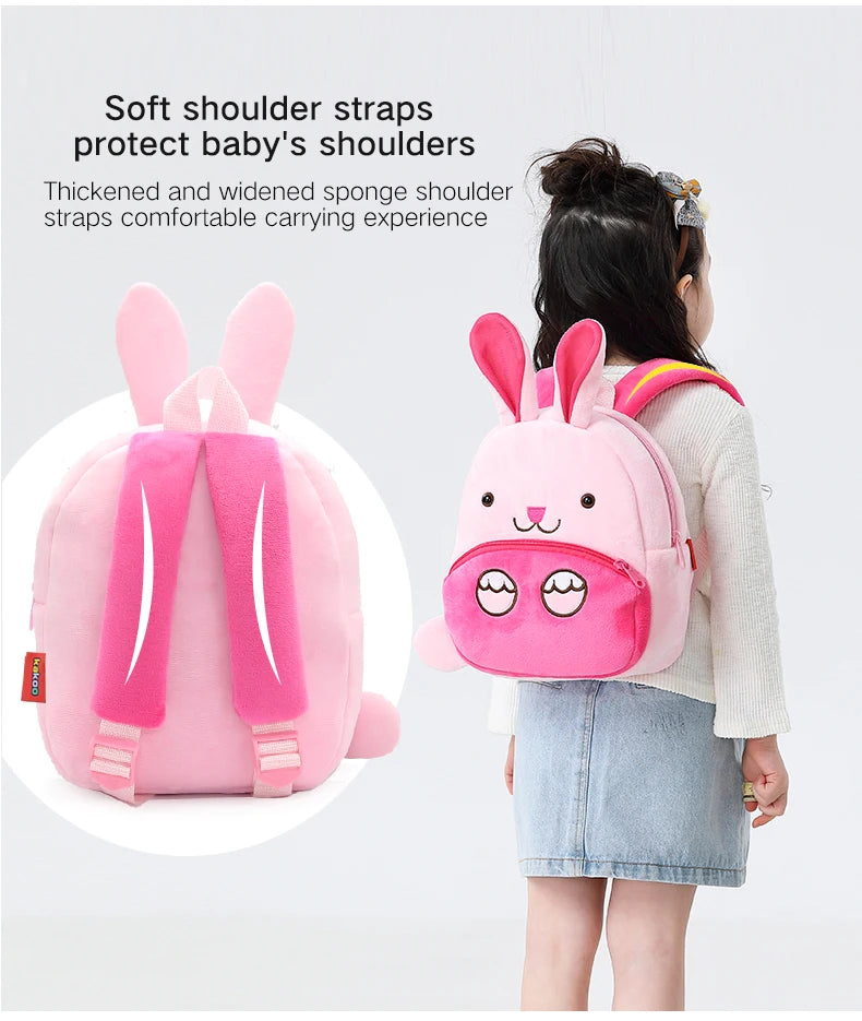 Cartoon cute  backpack boy girl school backpack outing leisure bag