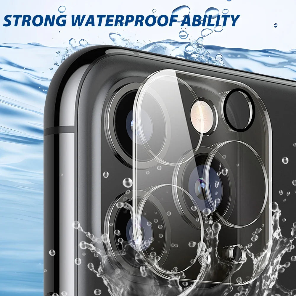 1-5PCS Camera Lens Protector Clear Protection Tempered Glass Lens Films for IPhone 16 ProMax 16 Plus 15 Pro 15 14 Plus 13 Mini