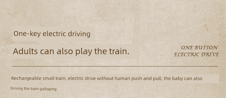 Large 2 Kids Electric 3 Manned Train Can Sit 4 Rail Car 5 Remote-Control Automobile 6-Year-Old Boy Toy Car