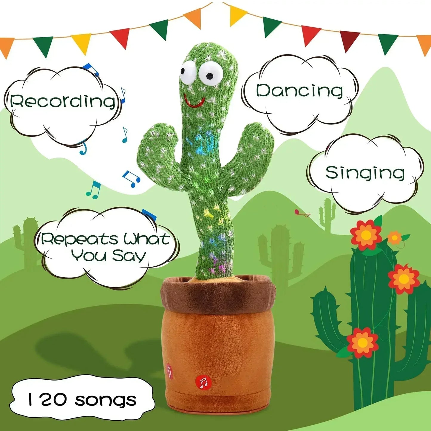 A talking cactus toy for Kids