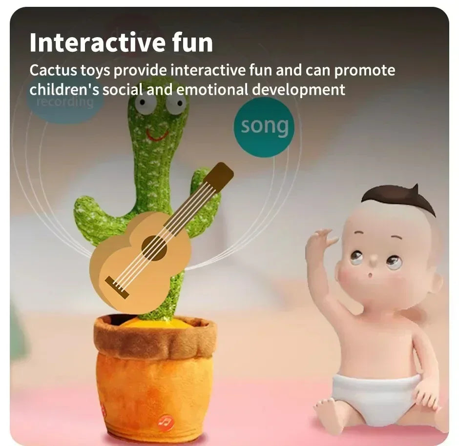 A talking cactus toy for Kids