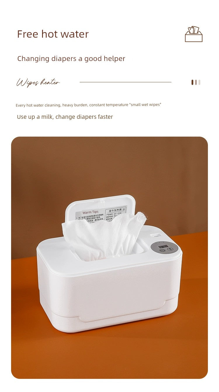 SnuggleWarm USB Baby Wipe Heater with Moisturizing & Constant Temperature