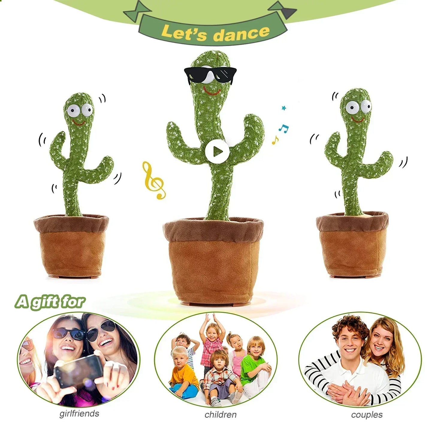 A talking cactus toy for Kids
