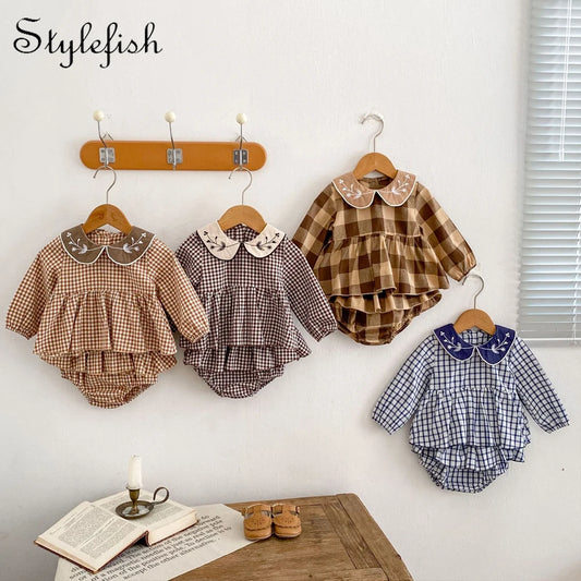 Autumn new 0-3 year old baby Girl clothing  2-piece set