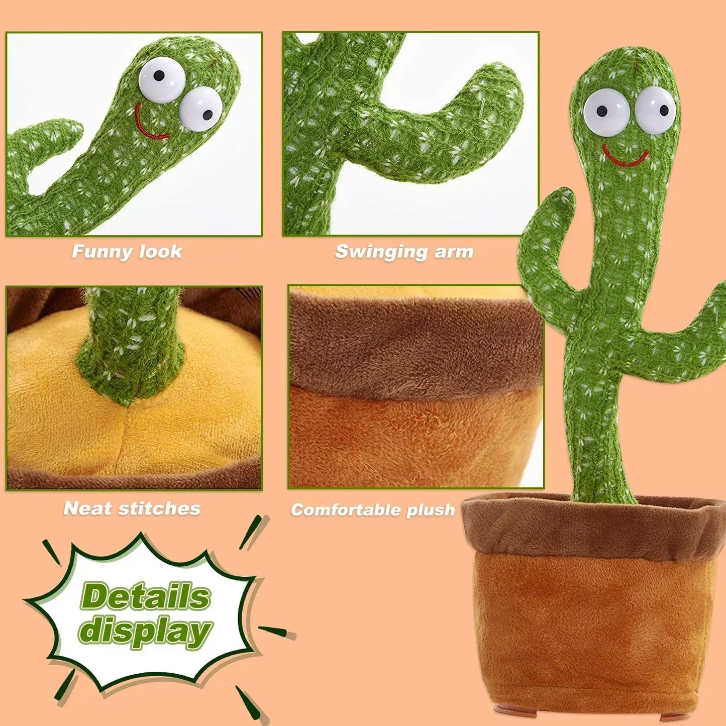 A talking cactus toy for Kids